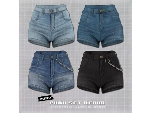 euno 22 0521 punk set denim