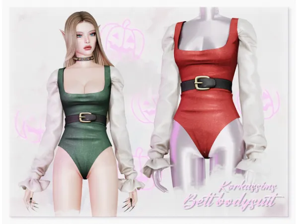 Belt bodysuit