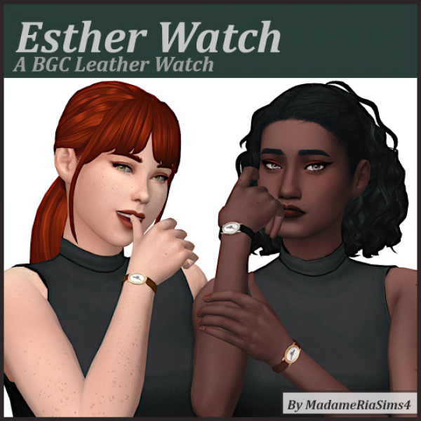 Maxis Match Esther Watch by simsfinds - The Sims 4 Custom Content