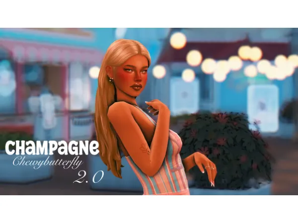 Mix champagne 20 a gshade preset by simsfinds - The Sims 4 Custom Content
