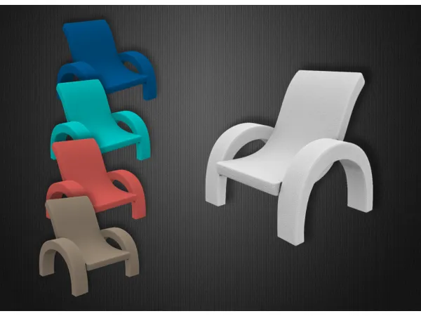 Mix Armchair by fusionstylesims4 - The Sims 4 Custom Content