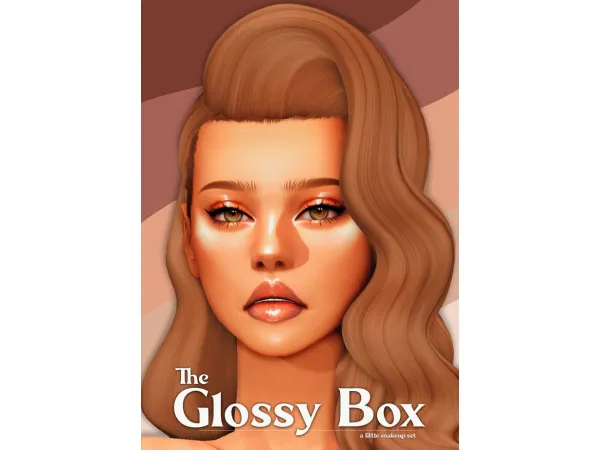 Maxis Match The GLOSSY BOX a little makeup set - The Sims 4 Custom Content