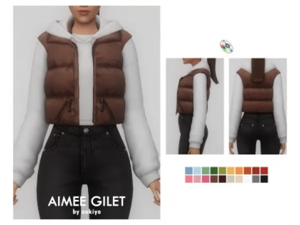 Aimee Gilet Hoodie