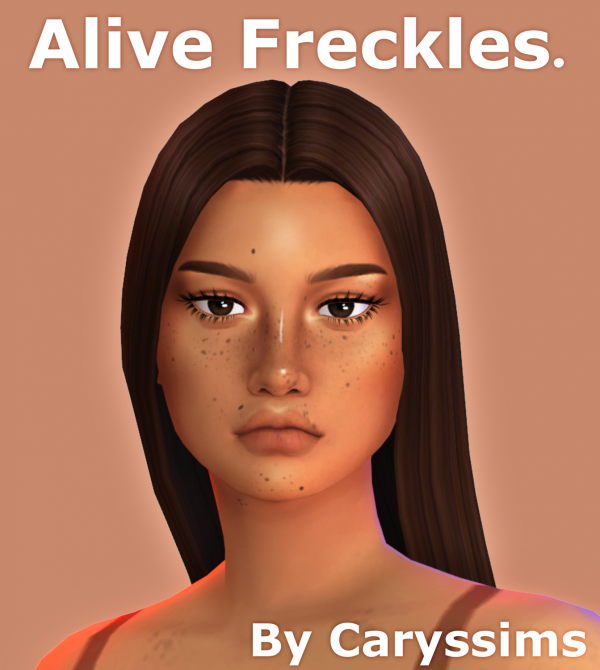 Maxis Match Alive Freckles by simsfinds - The Sims 4 Custom Content