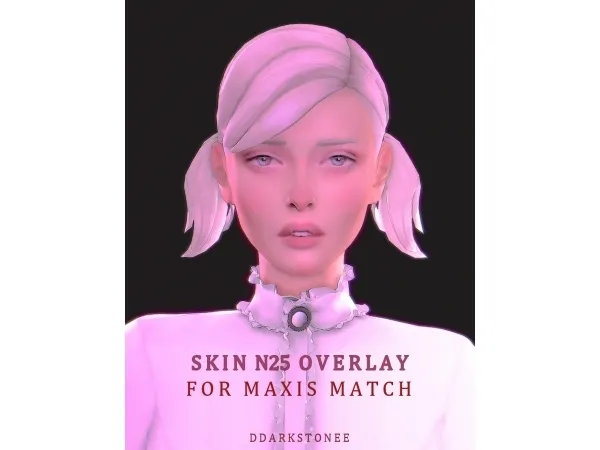 Mix OVERLAY SKIN N25 for Maxis Match by simsfinds - The Sims 4 Custom Content