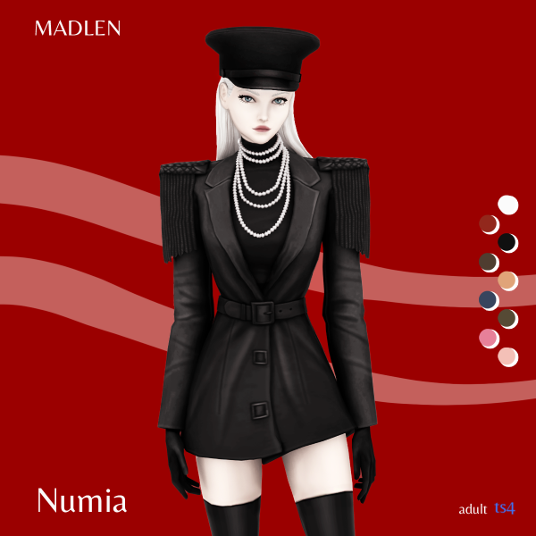 Maxis Match Numia Outfit by madlensims - The Sims 4 Custom Content