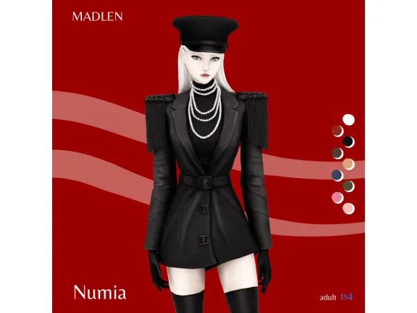 Maxis Match Numia Outfit by Madlen - The Sims 4 Custom Content