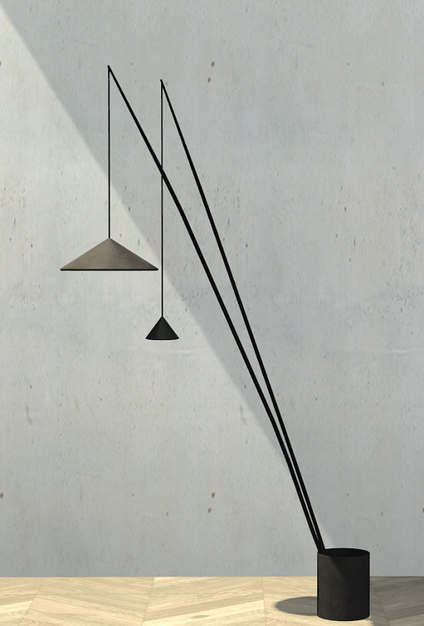 Alpha [KHD] Levy Lamp by kerriganhouse - The Sims 4 Custom Content