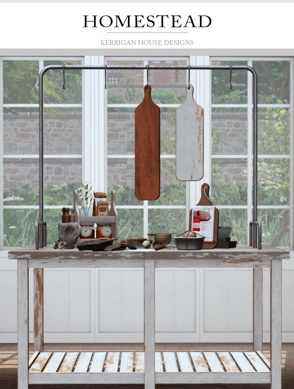 Alpha [KHD] Homestead Mini Set by kerriganhouse - The Sims 4 Custom Content