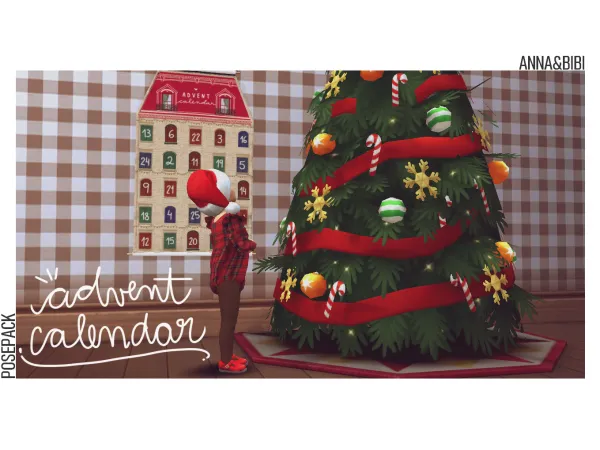 Mix Posepack Advent Calendar [AnnaBibi] by simsfinds - The Sims 4 Custom Content