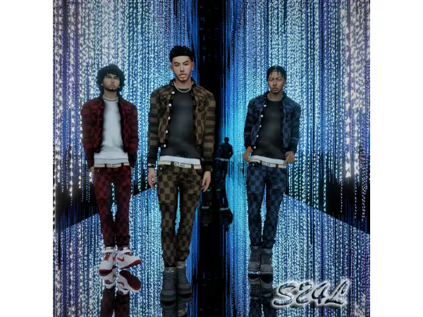 Alpha The set Jacket and Jeans by Sailor24Love Sims - The Sims 4 Custom Content