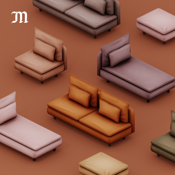 Maxis Match VÄSTERHAMN seating by simsfinds - The Sims 4 Custom Content