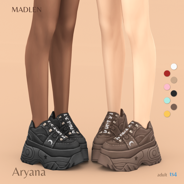 Maxis Match Aryana Sneakers by madlensims - The Sims 4 Custom Content