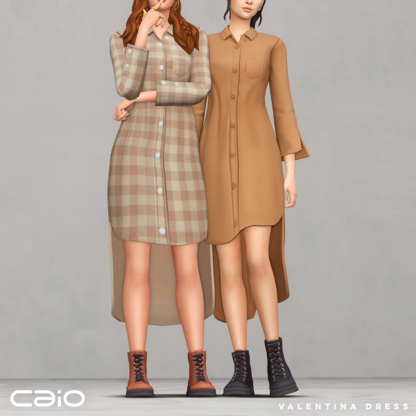 Maxis Match Valentina Dress by simsfinds - The Sims 4 Custom Content