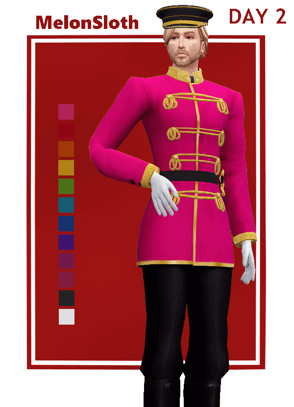 Maxis Match Christmas 2022 Day 2 Alexander uniform by simsfinds - The Sims 4 Custom Content