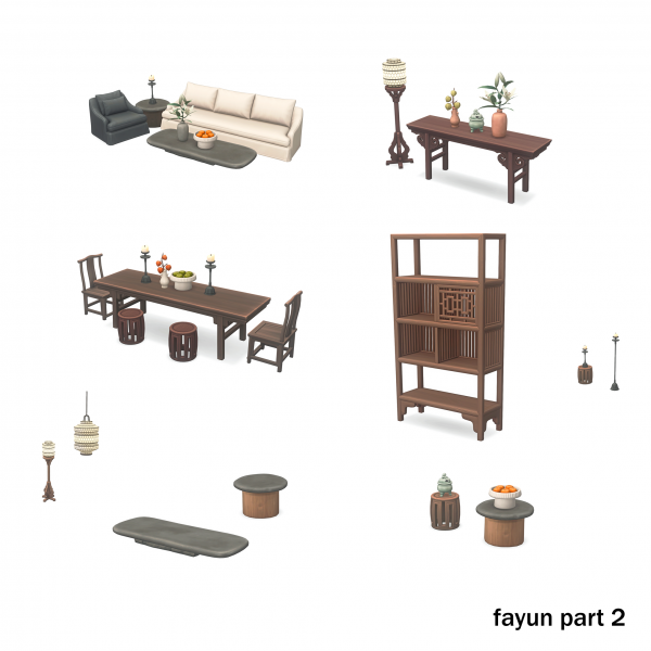 Maxis Match FAYUN Part 2) by simsfinds - The Sims 4 Custom Content