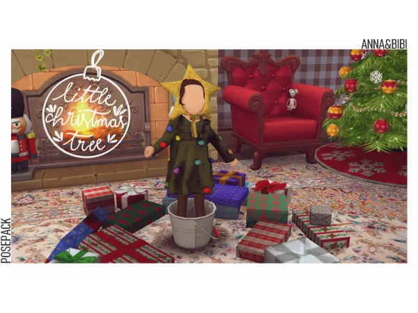 Maxis Match Little Christmas Tree [AnnaBibi] by simsfinds - The Sims 4 Custom Content