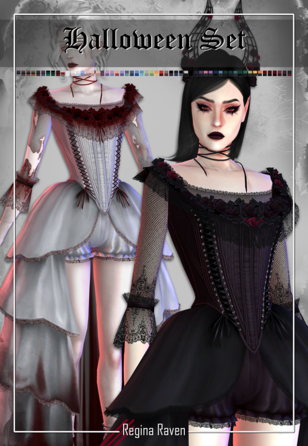 Alpha Halloween 2022 by simsfinds - The Sims 4 Custom Content