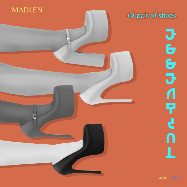 Maxis Match Essential Pumps Collection by madlensims - The Sims 4 Custom Content