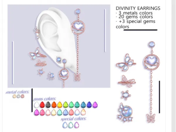 DIVINITY EARRINGS by jadecatsims