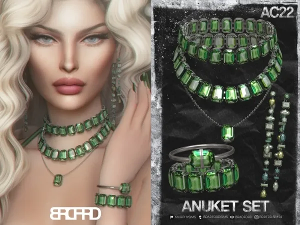 Alpha ANUKET SET [AC22 DAY 5] by bradford - The Sims 4 Custom Content