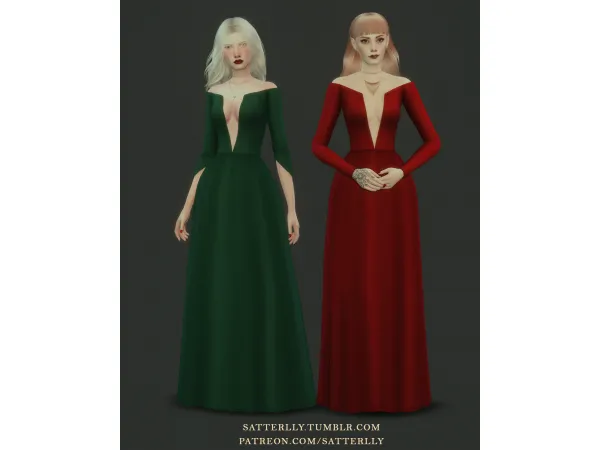 Maxis Match Dress Delicia by satterlly - The Sims 4 Custom Content