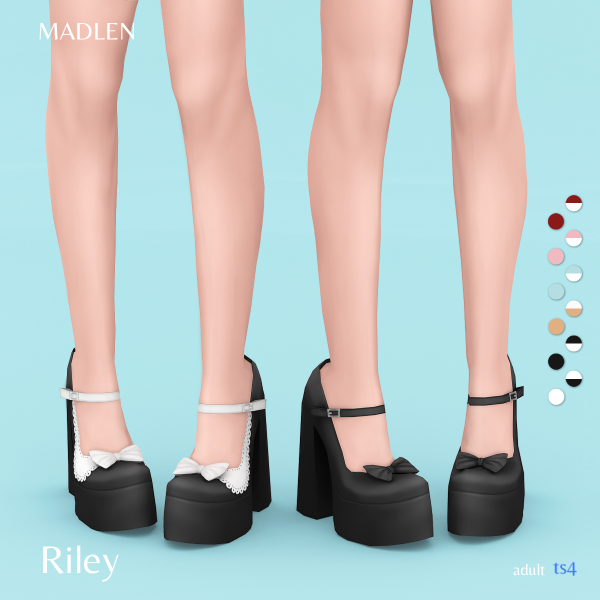Maxis Match Riley Pumps by madlensims - The Sims 4 Custom Content
