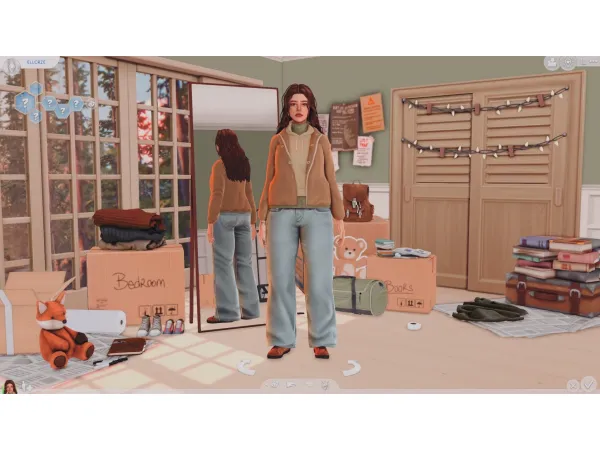Mix CAS Default : Moving Day by ellcrze - The Sims 4 custom content