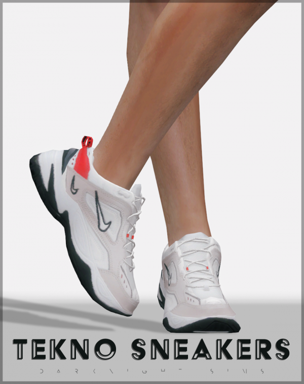Alpha Tekno Sneakers Male by sorensms - The Sims 4 Custom Content