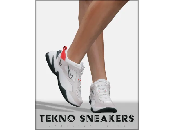 Tekno Sneakers-Male by darknighttsims