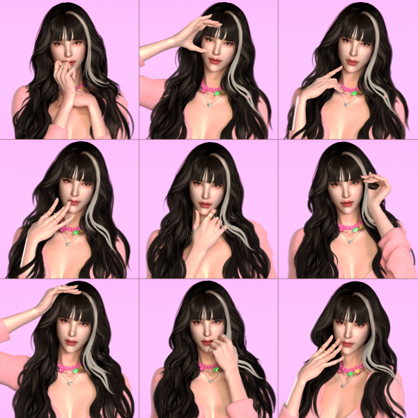 Mix [ROSELIPA] DM (Doesnt matter) by simsfinds - The Sims 4 Custom Content
