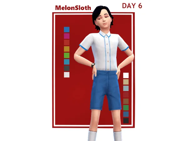 Maxis Match Advent 2022 Day 6 Matthew set for children - The Sims 4 Custom Content