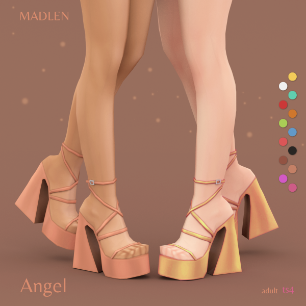 Maxis Match Angel Shoes by madlensims - The Sims 4 Custom Content
