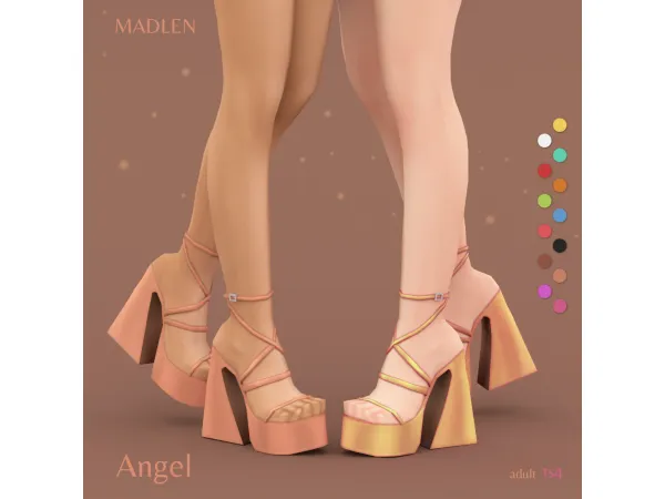 Maxis Match Angel Shoes by Madlen - The Sims 4 Custom Content