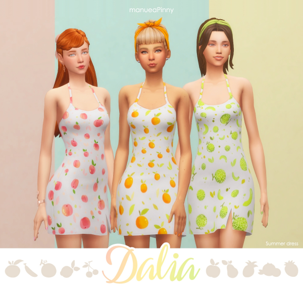 Maxis Match Dalia Summer dress by simsfinds - The Sims 4 Custom Content