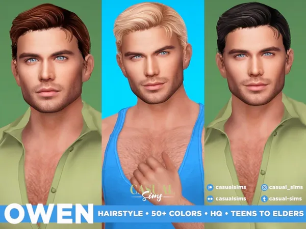 Owen Hairstyle by casualsims