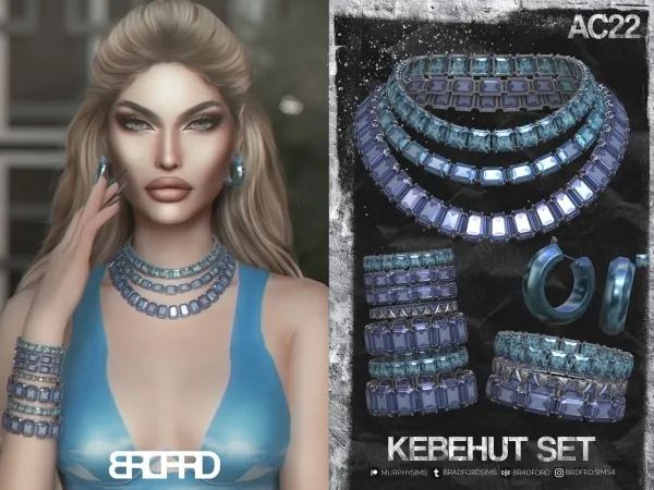 Alpha KEBEHUT SET [AC22 DAY 10] by bradford - The Sims 4 Custom Content