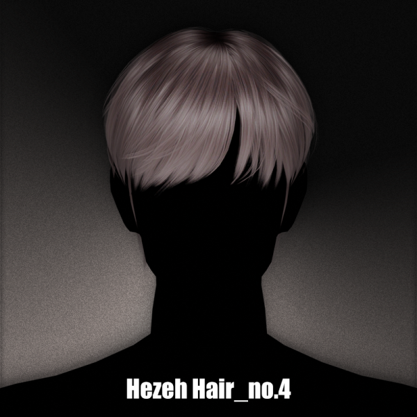 Alpha Hair_No4 by simsfinds - The Sims 4 Custom Content