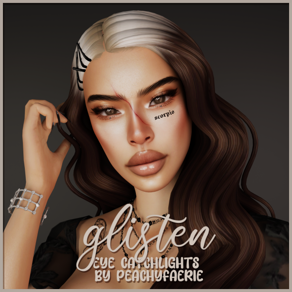 Mix GLISTEN catchlights collection by simsfinds - The Sims 4 Custom Content