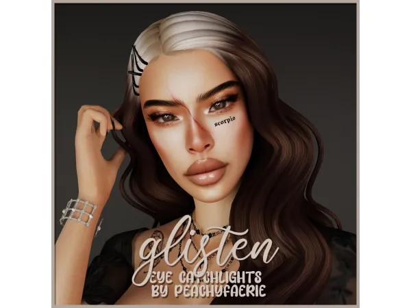 Mix GLISTEN catchlights collection by peachyfaerie by peachyfaerie - The Sims 4 Custom Content