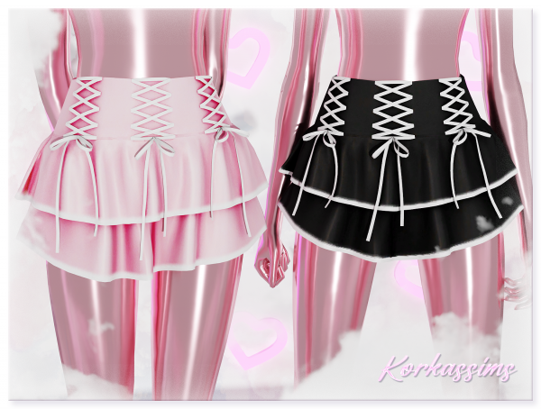 Alpha Pretty skirt by simsfinds - The Sims 4 Custom Content