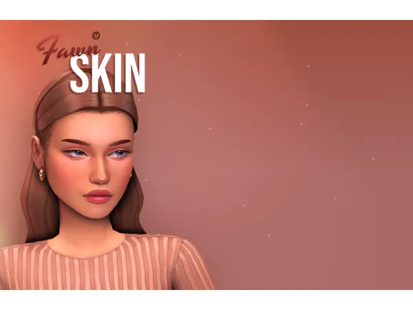 Maxis Match Fawn Skin Overlay Download by simsfinds - The Sims 4 Custom Content