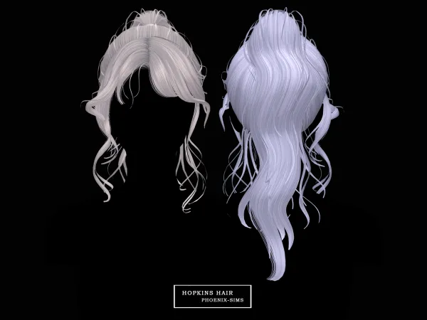 Alpha Hopkins Hair - The Sims 4 Custom Content