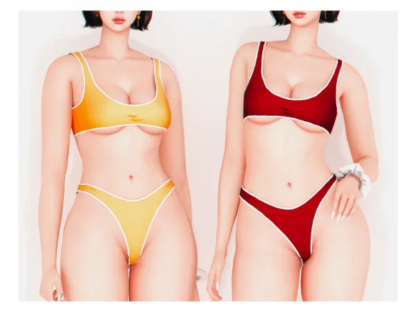Alpha Poppy Bikini - The Sims 4 Custom Content