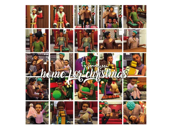Mix Home for Christmas by simmireen - The Sims 4 Custom Content