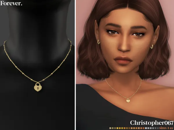 Mix FOREVER NECKLACE - The Sims 4 Custom Content