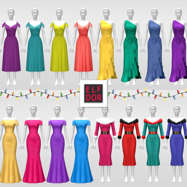 Maxis Match December Collection 1 by elfdor - The Sims 4 Custom Content