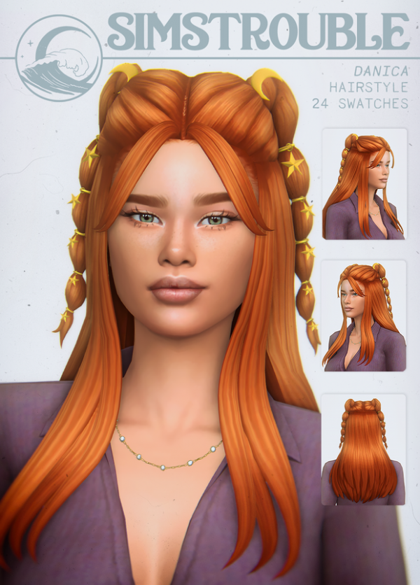 Maxis Match DANICA by simsfinds - The Sims 4 Custom Content