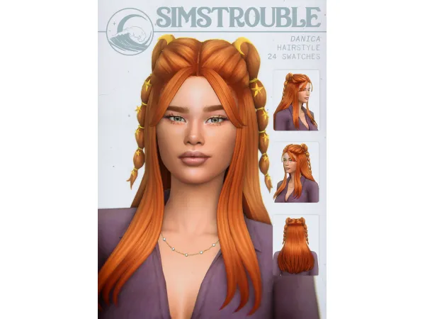 Maxis Match DANICA by simstrouble updated - The Sims 4 Custom Content