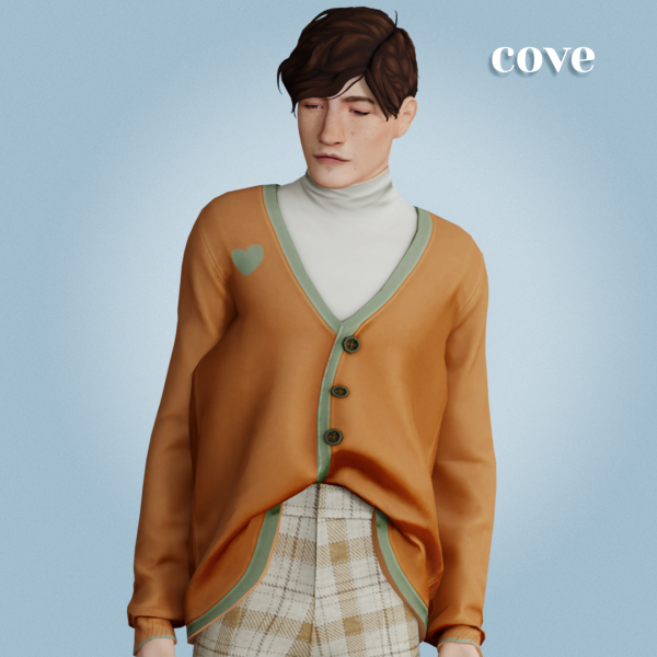 Alpha Cove sweater by amelylina - The Sims 4 Custom Content